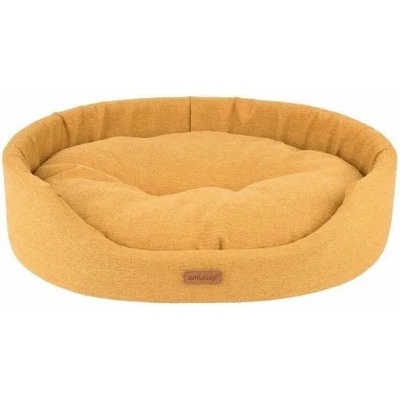 AMIPLAY OVAL BEDDING MONTANA - легло за домашни любимци - ЖЪЛТО, РАЗМЕР L - 58x50x15 см - Полша - 274204