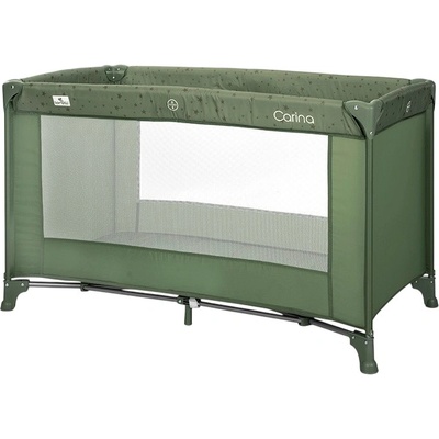 Lorelli Бебешка кошара на 1 ниво Lorelli - Carina, Green Stars (10080662605)