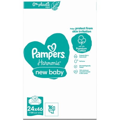 Pampers Harmonie New Baby Plastic Free 1104 ks 24 x 46 ks