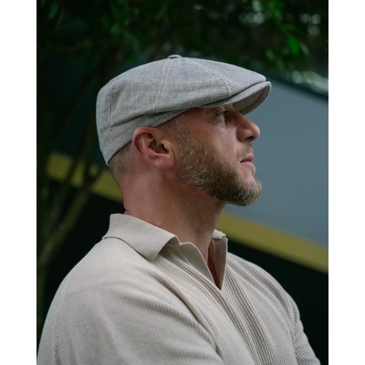 Fiebig Headwear since 1903 Letni béžová bekovka 8-panel