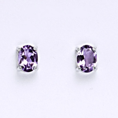 Čištín střébrné přírodní ametyst světlý NŠ 1246