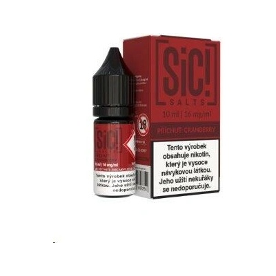 Sic!Salts Salt Cranberry 10 ml 16 mg