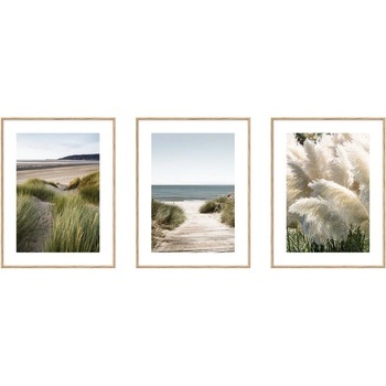 knor Картини в комплект 3 бр. 30x40 cm Beach - knor (ZEST002DB3X30X40L13,15,038)