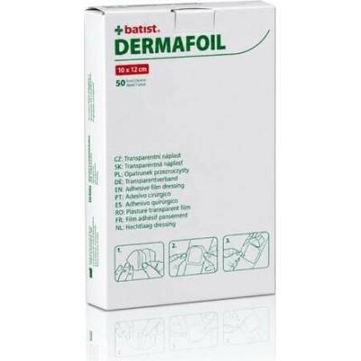 Batist Dermafoil sterilná náplasť 10 x 12 cm 50 ks