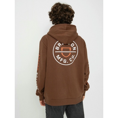 Brixton Crest HD pinecone brown/rust orange/whi