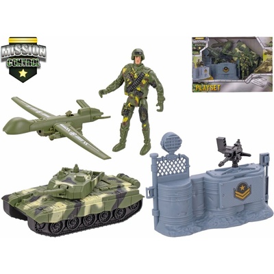 Mission Control tank 18,5 cm s doplnkami 4 ks