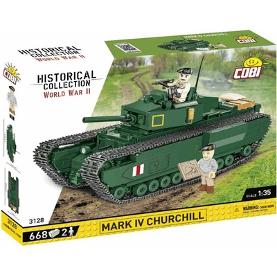 COBI 3128 World War II Britský tank Mark IV Churchill 1:35