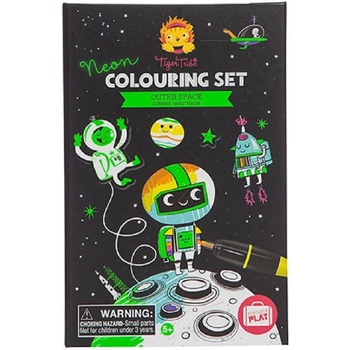 Tiger Tribe Neon Colouring Sets/Outer Space