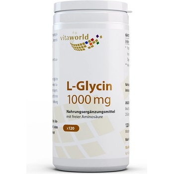 Vita World L-Глицин 1000 mg 120 капсули | Vita World (13364086 VW)