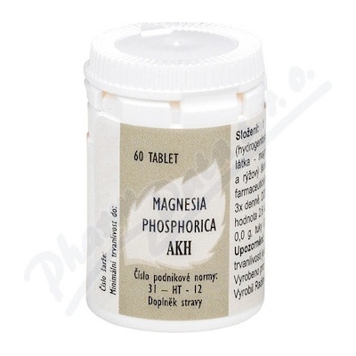 Radim Bakeš Galenická laboratoř Ostrava AKH Magnesia phosphorica 60 tabliet
