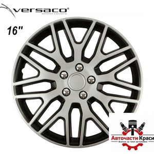 Versaco Тасове за джанти 16'' Versaco Dakar NC Silver/Black (56186) - avtochastikrasi