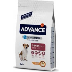 Affinity Advance Dog Mini Senior - пилешко и ориз, високачествена храна за кучета от дребните породи, на възраст над 8 годин, Испания - 3 кг