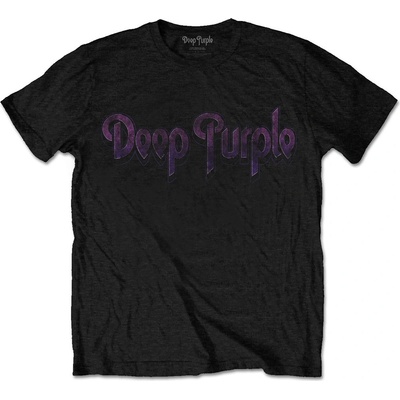 Deep Purple tričko Vintage Logo čierne