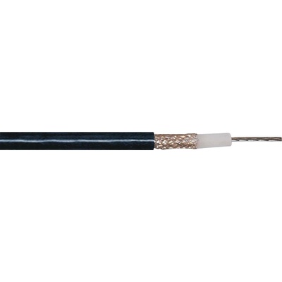 RG213 koaxiálny kábel, Vonkajší Ø: 10.30 mm, 50 Ω, 60 dB, čierna, 100 m
