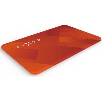 FIXED Tag Card s podporou Find My, bezdrôtové nabíjanie, oranžový FIXTAG-CARD-OR