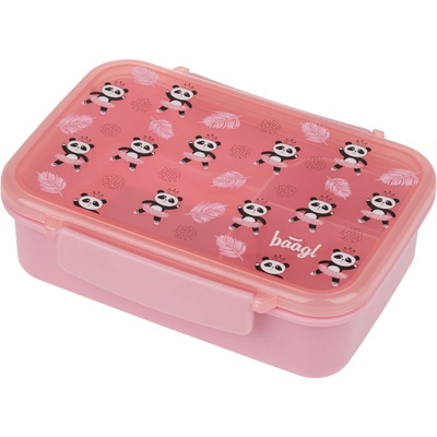 Baagl Box na svačinu s přihrádkami Panda