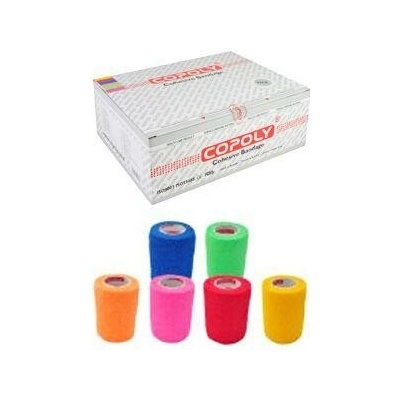 CoPoly ovínadlo elast. 7, 5 cm x 4, 5 m MIX NEON 12 ks