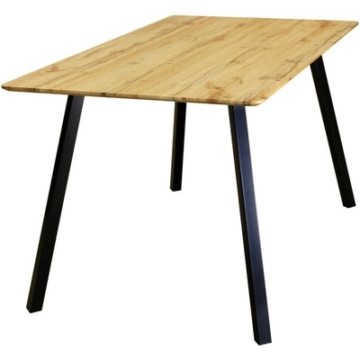 IDEA nábytek BERGEN 140 x 80 x 75 cm dub votan kov