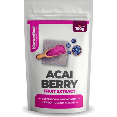 BioMedical Acai berry prášok 100 g