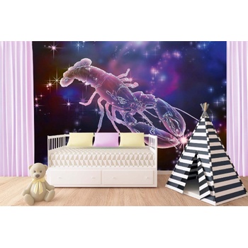 DIMEX ART s. r. o Самозалепваща се флизелинова фототапета зодиакален знак - рак 375 x 250 см