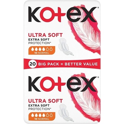 Kotex Ultra Soft Normal vložky 20 ks