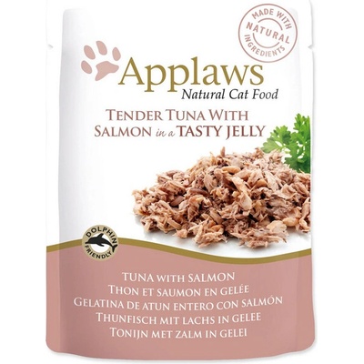 Applaws Cat Tuna Fillet with Salmon v želé 70 g