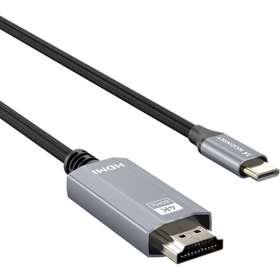 Wozinsky Кабел с поддръжка на 4K за свързване от USB-C към HDMI - Wozinsky WCCH-01 4K 60Hz USB-C to HDMI Cable (черен) (180 см) (WCCH-01)