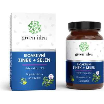 Topvet Green idea Bioaktívny Zinok + Selén 60 kapsúl