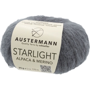Austermann Starlight Alpaca & Merino 90362-7 Grey Плетива прежда (90362-7)