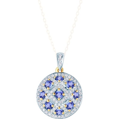 SAVICKI обеци: двуцветно злато. танзанити. диаманти