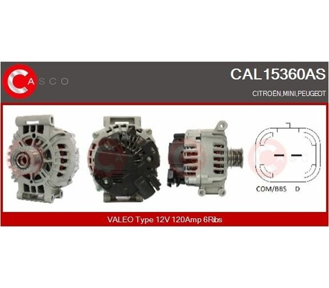 Generátor CASCO CAL15360AS