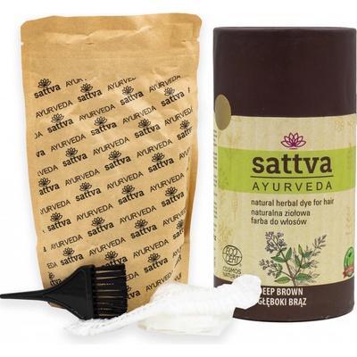 Sattva Henna na vlasy Sytě Hnědá 150 g