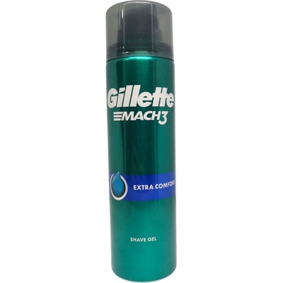 Gillette гел за бръснене, Mach 3, Extra comfort