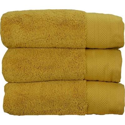 A&R Osuška Deluxe z turecké bavlny 70 x 140 cm, 700 g/m žlutá hořčicová