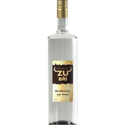 Pálenice Zubří Hruškovice 40% 0,5 l (holá láhev)