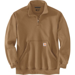 Carhartt WIP Мъжки пуловер Carhartt Marquette 1/4-Zip Mock-Neck Sweatshirt Jumper - Night Fatigue - размер XL (017-4627-0314)