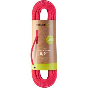 Edelrid Единично въже Edelrid Swift 48 Eco Dry 8, 9 Single rope - Pink - размер 30 m (308-0405-0211)