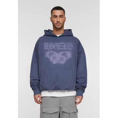 Urban Classics Суичър MJG Heavy Oversized Hoody - BUTTERFLY ILLUSION vintageblue XXLUB-MJG11973-02428 - Бял, размер XXL