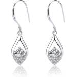 Silenti Jewelry Сребърни обеци "Сълза