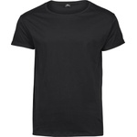 TEE JAYS tj5062 / Мъжка тениска с навити ръкави - черна xxxl (18506200213)