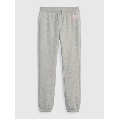 GAP 842412-00 dětské tepláky Joggers logo french terry šedá