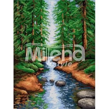 Milena Style Горско поточе - гоблен със схема