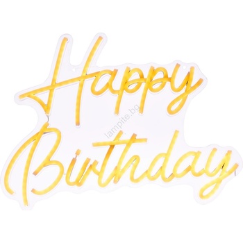 Atmosphera - LED неонова стенна декорация HAPPY BIRTHDAY LED/5V (P7192)
