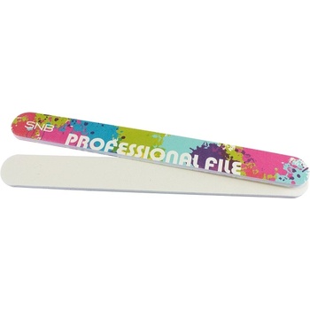 SNB Professional Пила за нокти, 180-200 grit, цветни петна, 1 брой