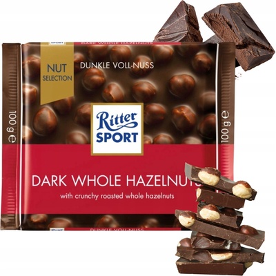 Ritter Sport Nussklasse hořká s celými oříšky 100 g