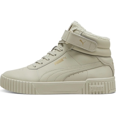 Puma dámske zimné tenisky CARINA 2.0 MID WTR béžová zlatá