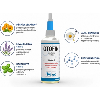 Bioveta Otofin ušní roztok 100 ml – Hledejceny.cz