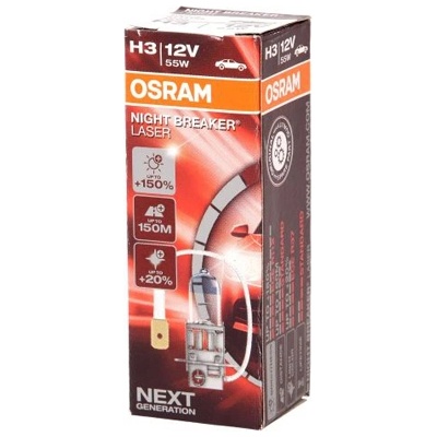 OSRAM Крушка OSRAM H3, 12V, 55W, 1450lm, 1 брой