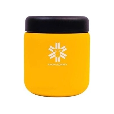 Snow Monkey Foodie Maxi termoska na jedlo 480 ml yellow