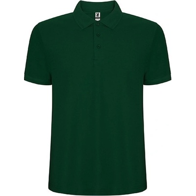 Roly pánská polokošile Pegaso krátký rukáv lahvově zelená